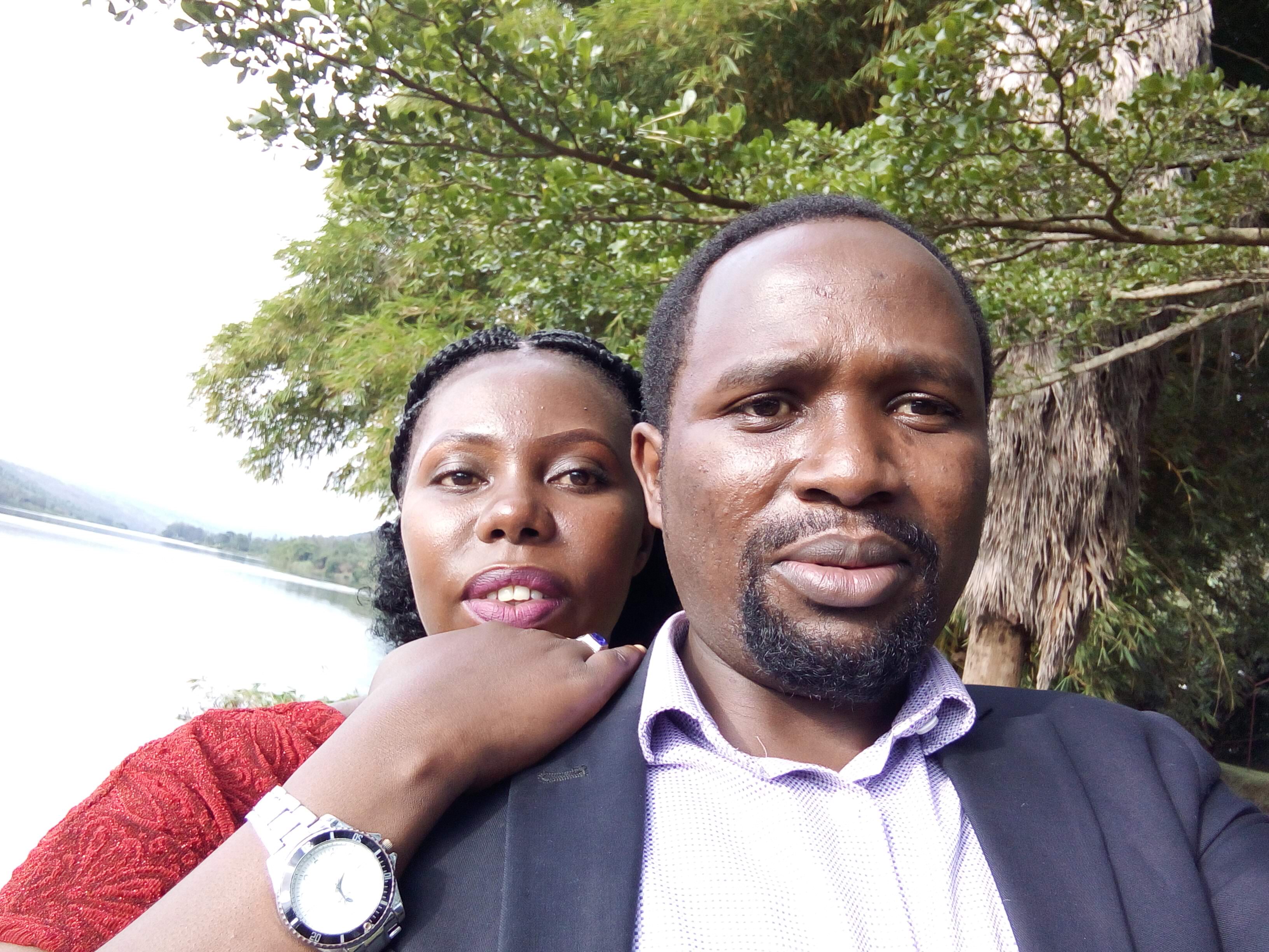Faustin Gashakamba with family